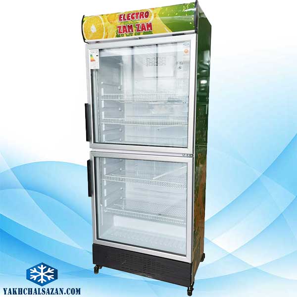 یخچال نوشابه دو درب 60 سانتی