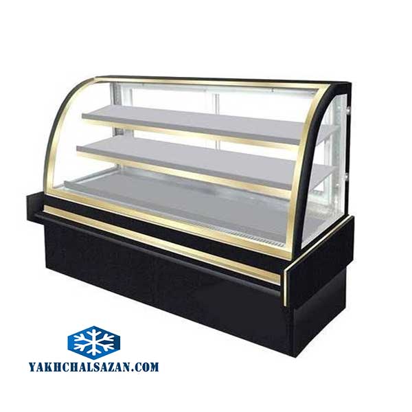 یخچال جزیره شیشه خم